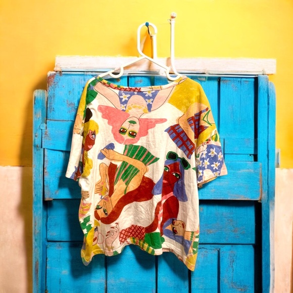 Zara Tops - Zara Woman’s funky art print t-shirt